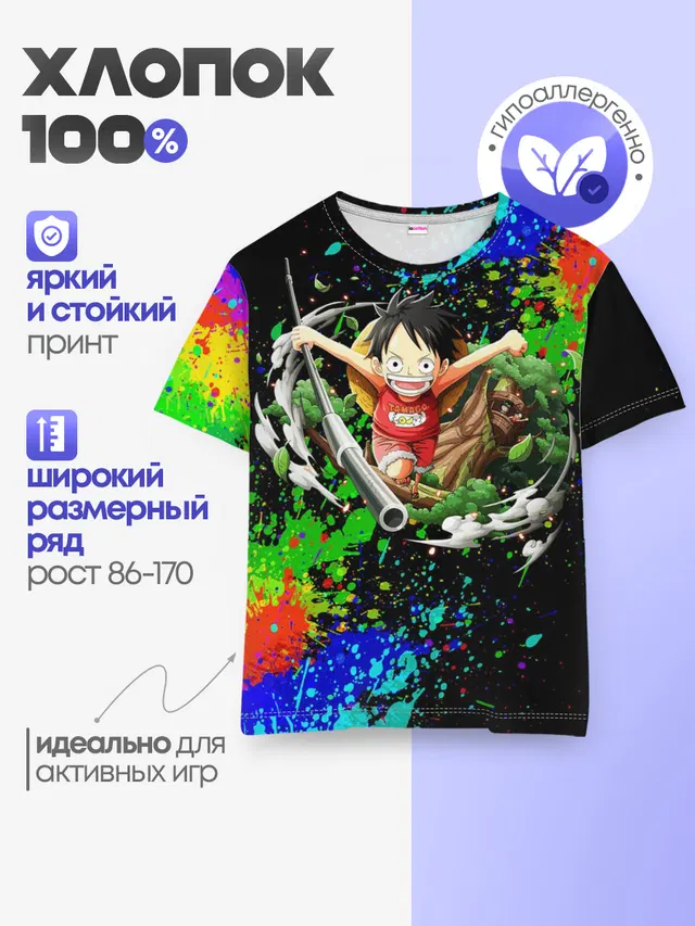 Детская базовая футболка