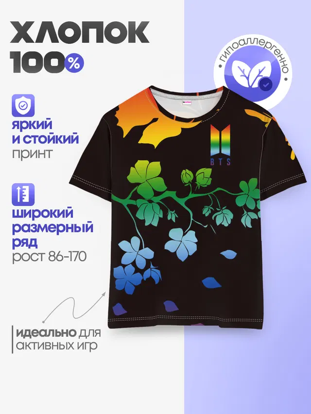Детская базовая футболка