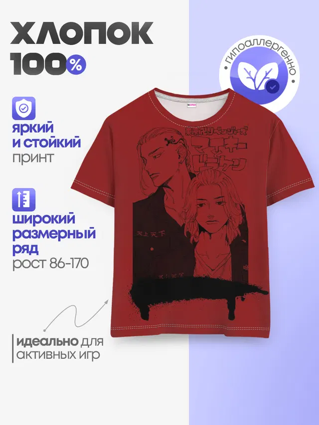 Детская базовая футболка