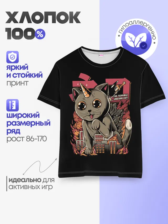 АНИМЕ КОТ-ЕДИНОРОЖЕК