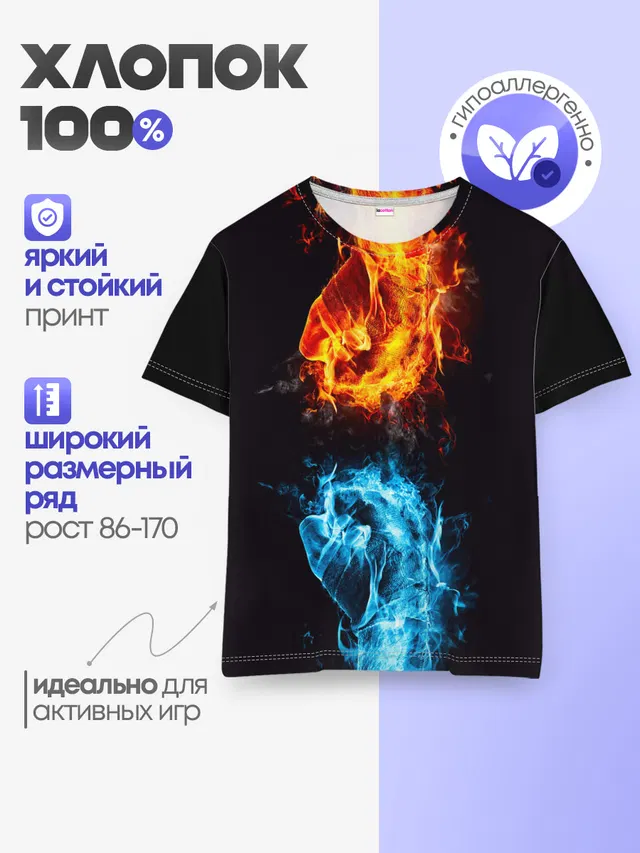 Детская базовая футболка