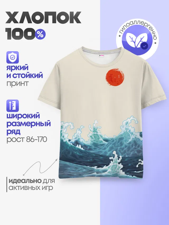 Детская базовая футболка