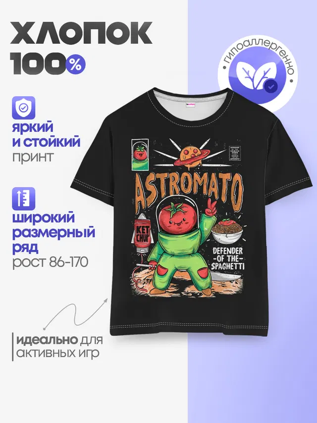 Детская базовая футболка