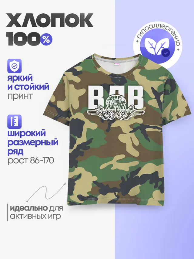Детская базовая футболка