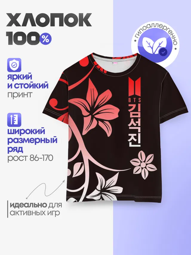 Детская базовая футболка
