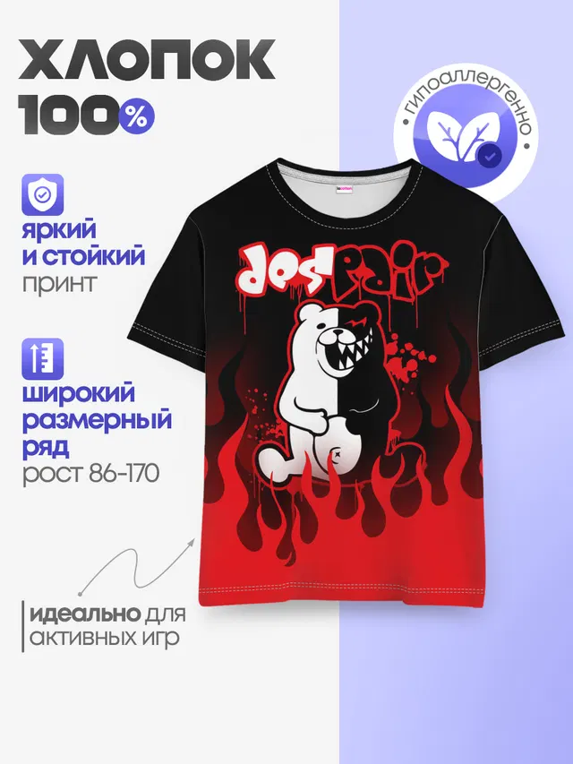 Монокума despair горит