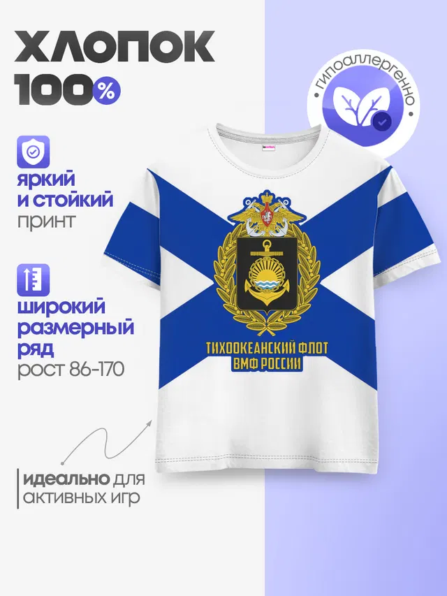 Детская базовая футболка