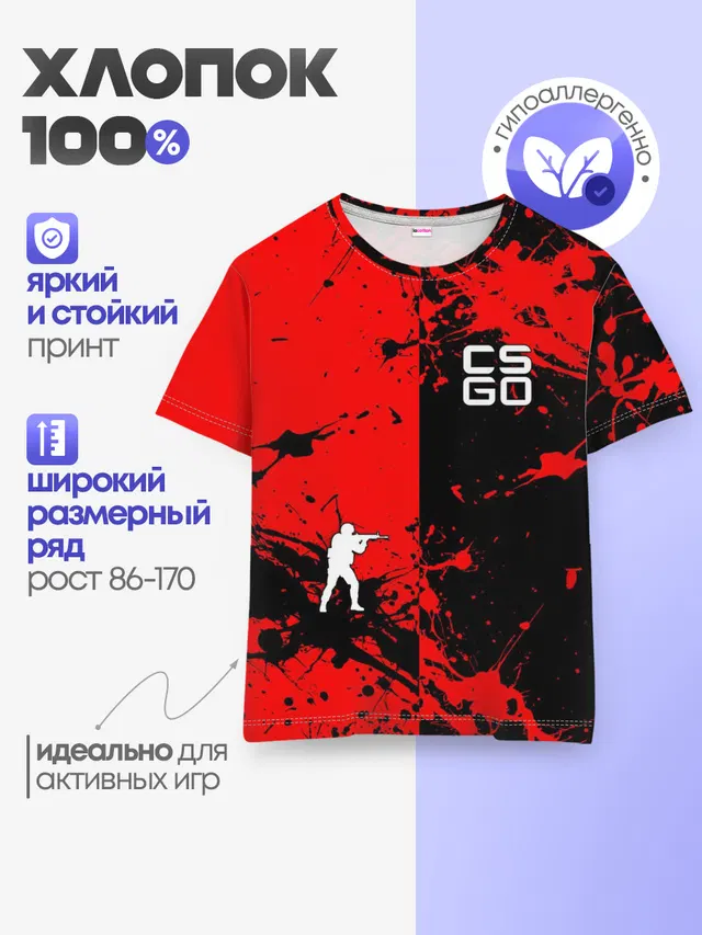 Детская базовая футболка