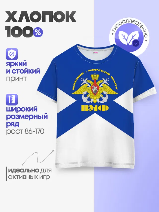 Детская базовая футболка