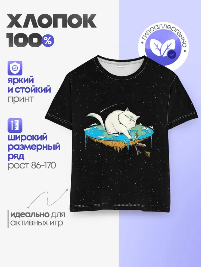 Flat earth Cat