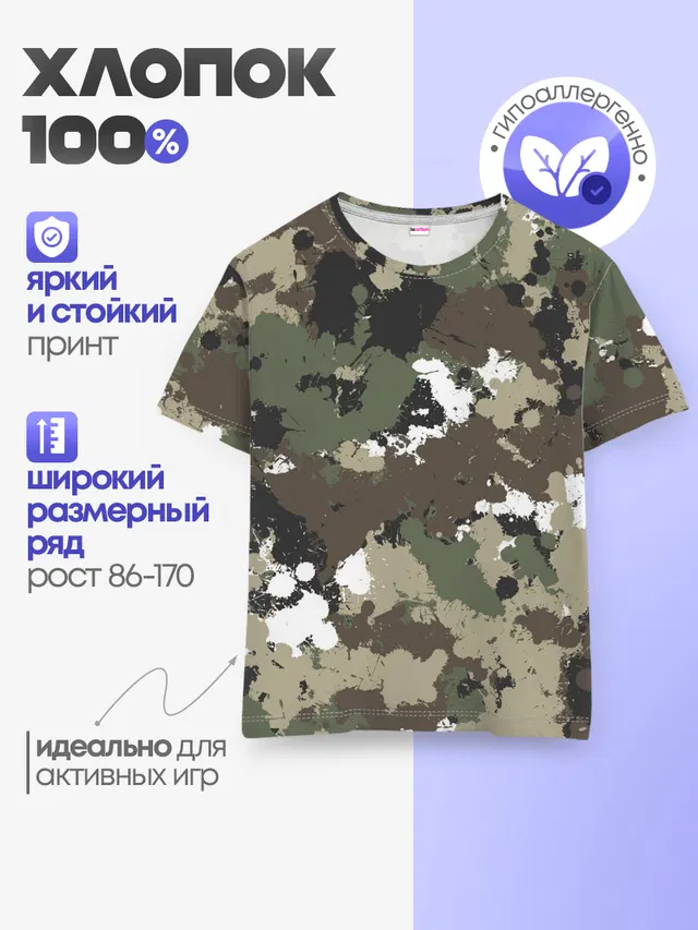 Камуфляж с кляксами