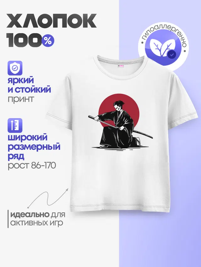 Детская базовая футболка