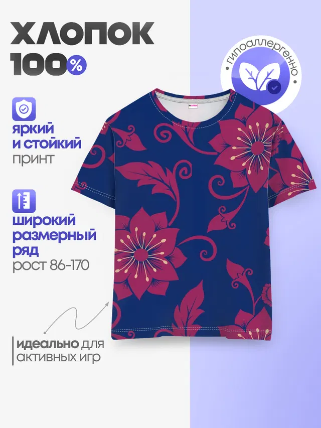 Детская базовая футболка