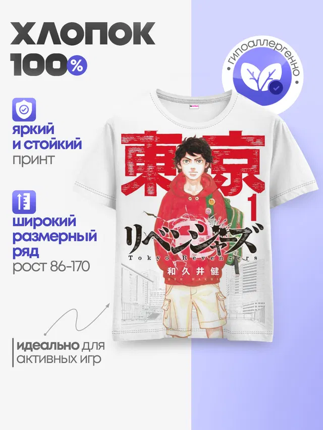 Детская базовая футболка
