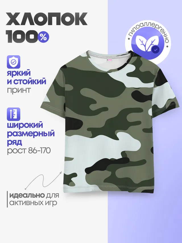 Детская базовая футболка