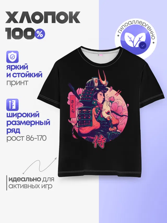 Детская базовая футболка