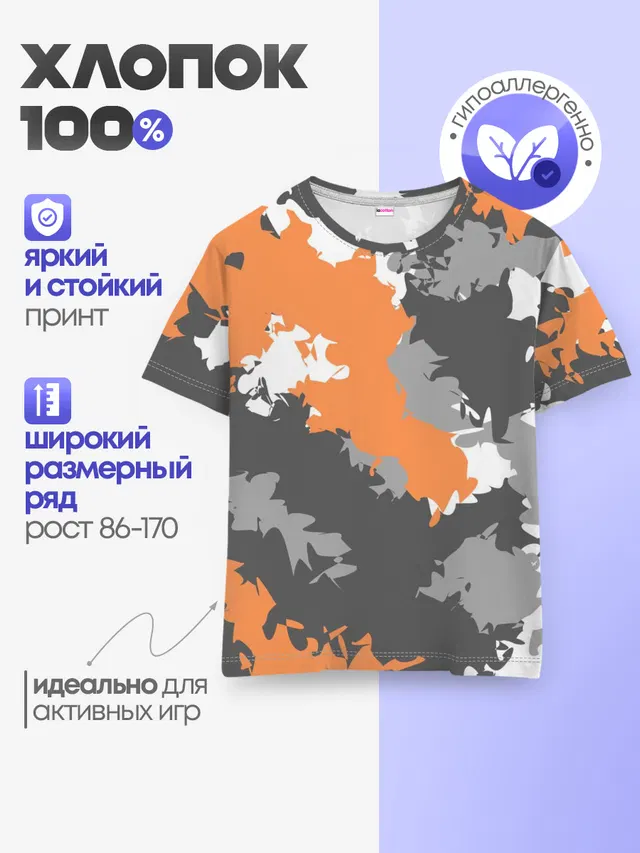 Детская базовая футболка