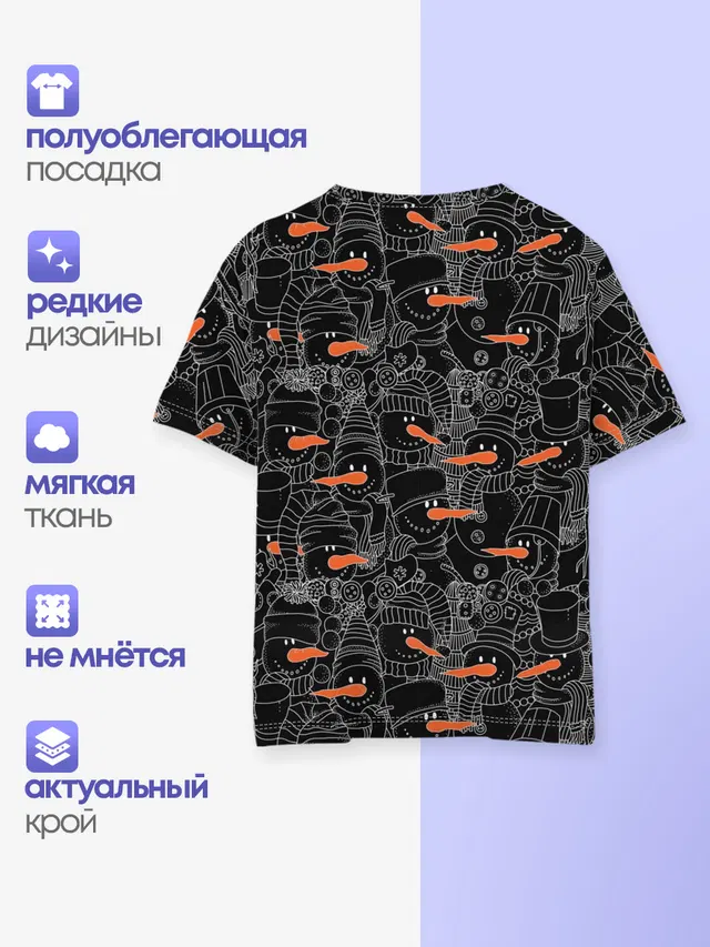 Черные снеговики