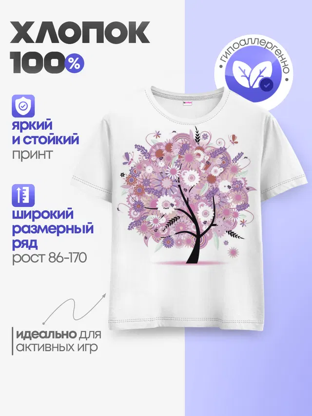 Детская базовая футболка