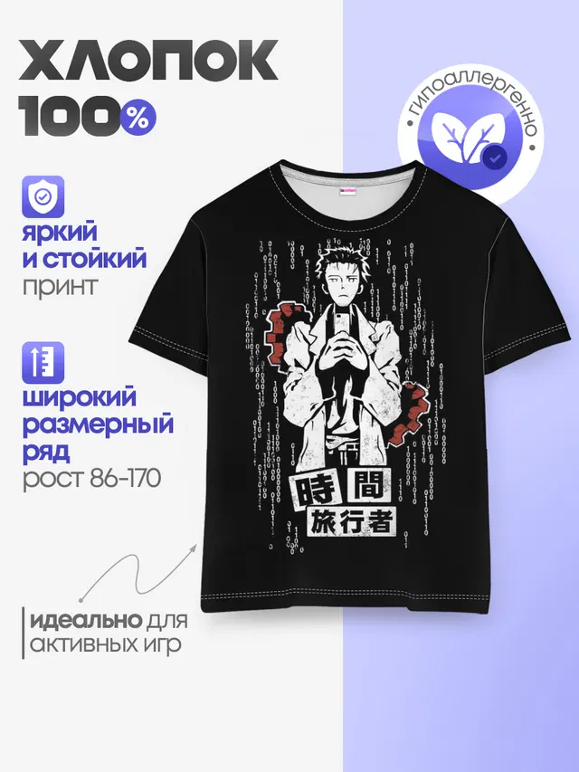 Детская базовая футболка