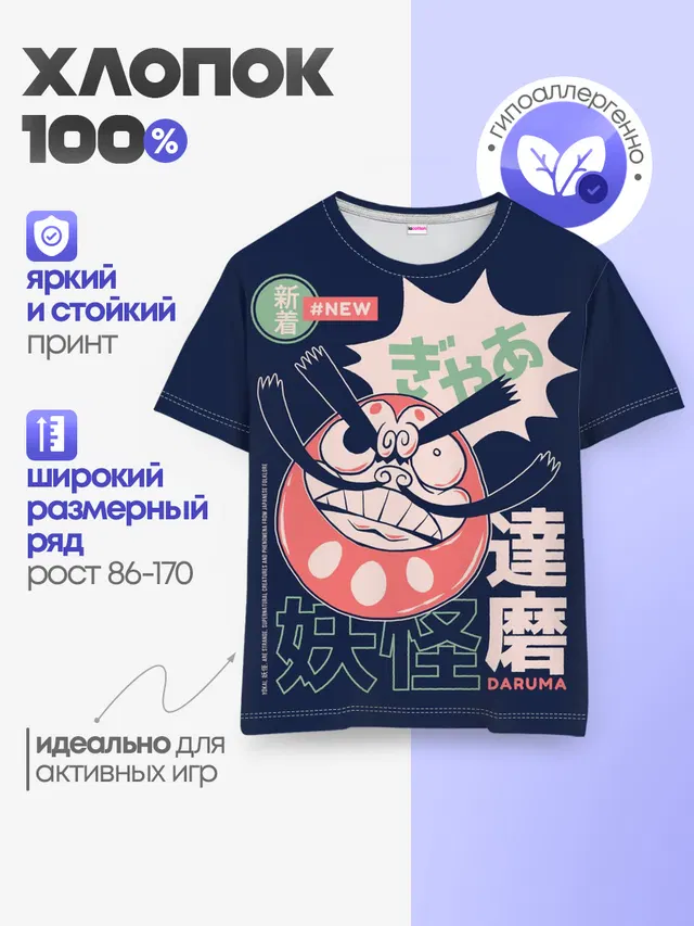 Детская базовая футболка