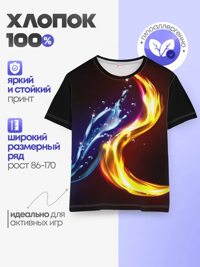 Детская базовая футболка