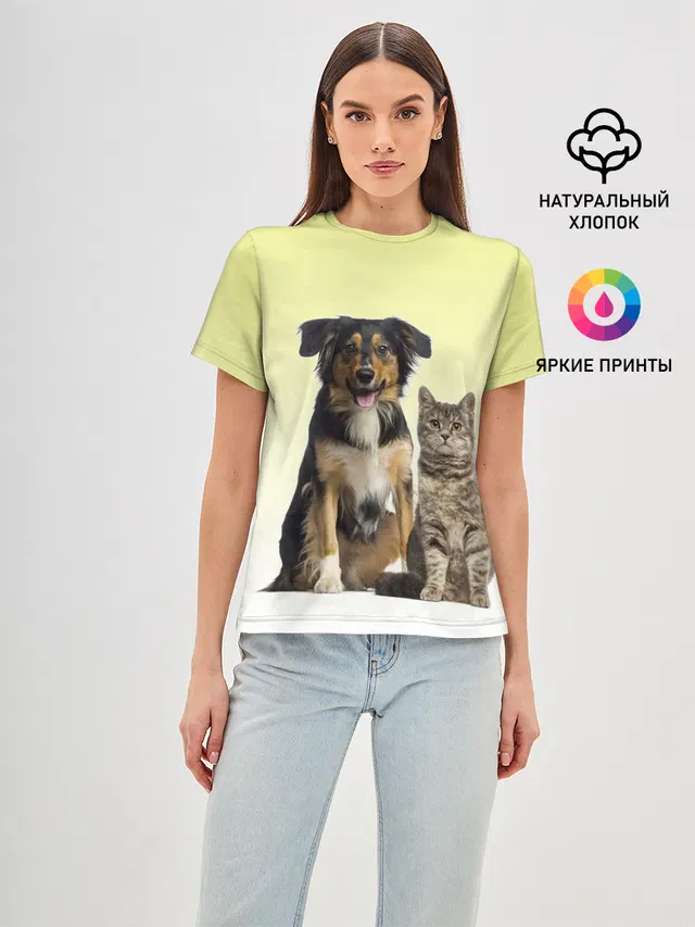 кошка и собака друзья