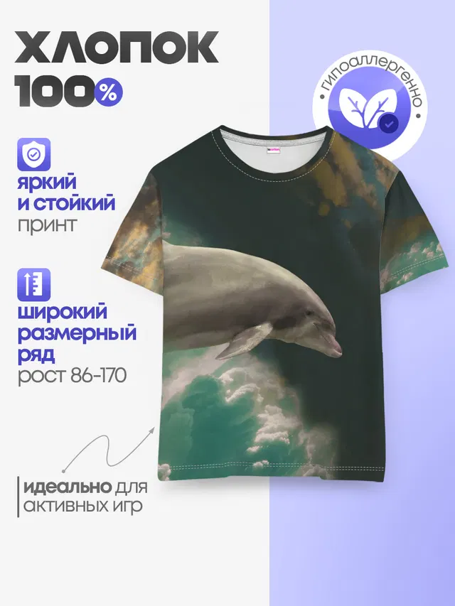 Дельфин в облаках