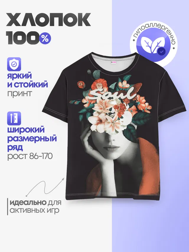 Детская базовая футболка