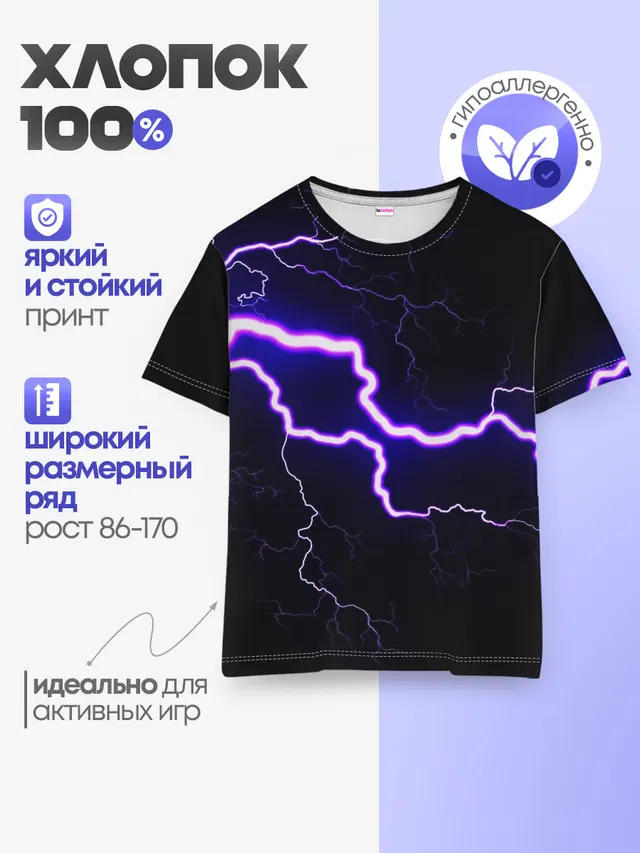 Детская базовая футболка