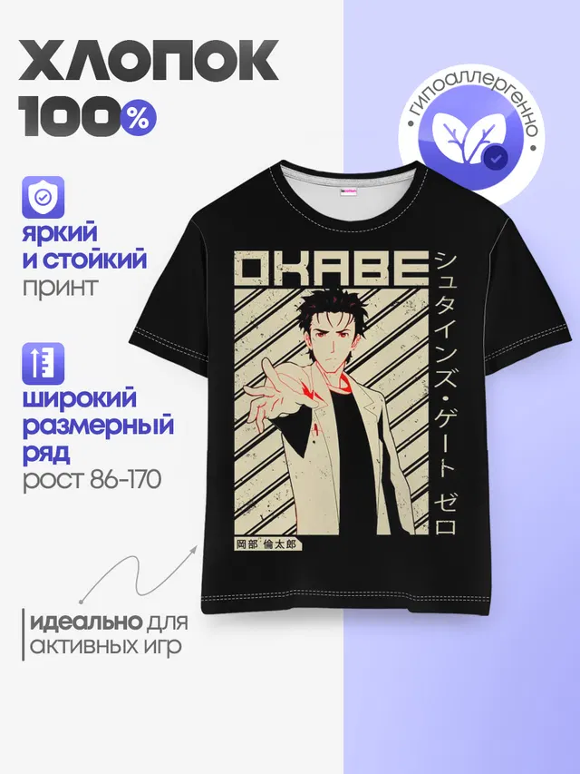 Детская базовая футболка