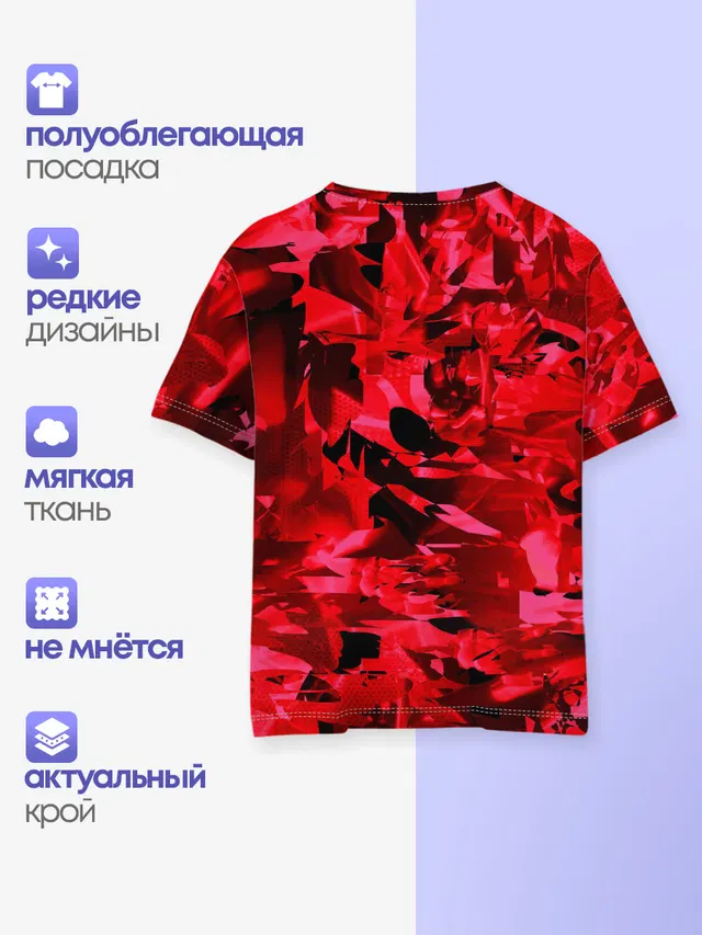 Детская базовая футболка с принтом «Code Geass — GODE GEASS textured»