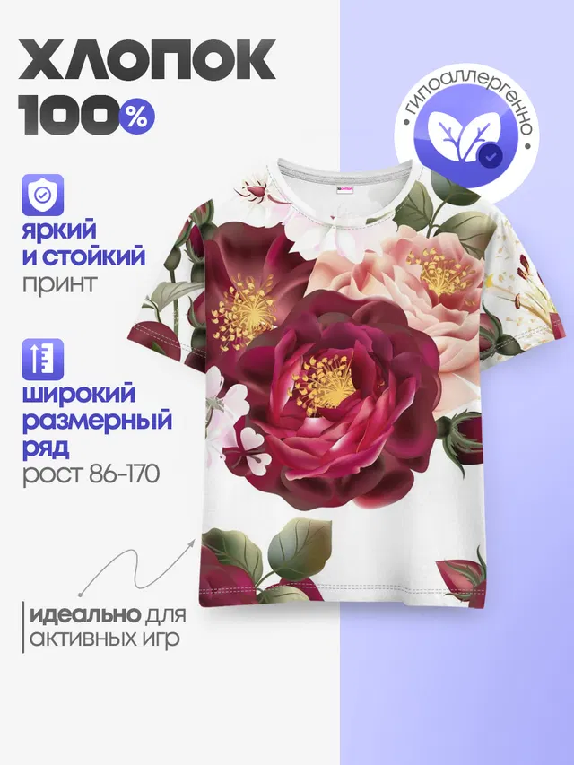 Детская базовая футболка