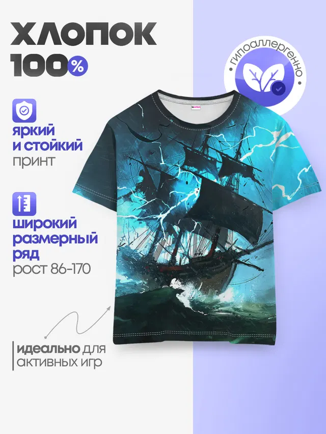 Детская базовая футболка