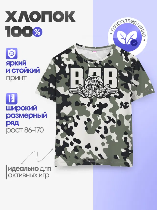 Детская базовая футболка