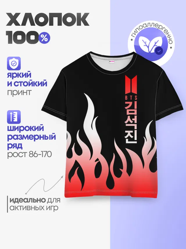 Детская базовая футболка