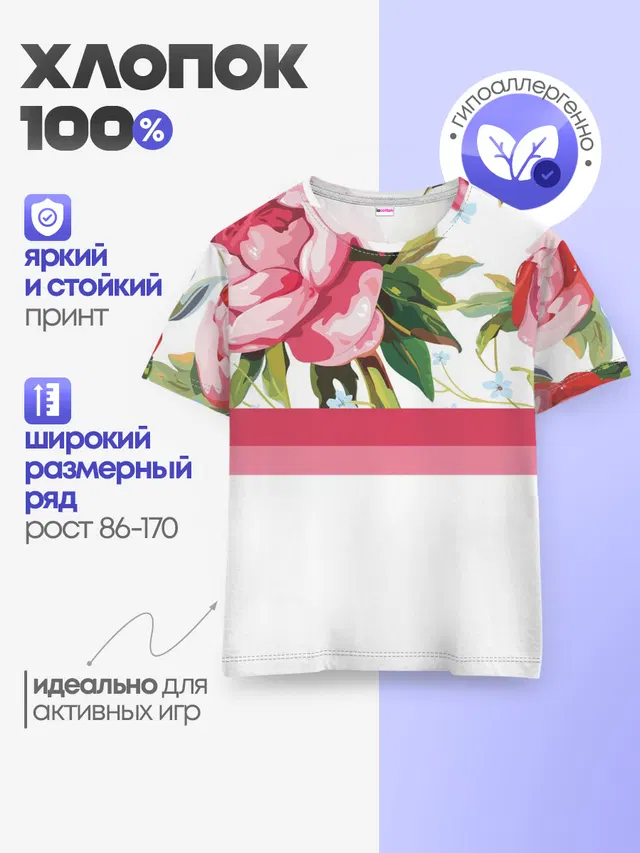 Детская базовая футболка