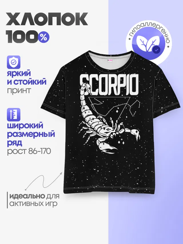 Детская базовая футболка
