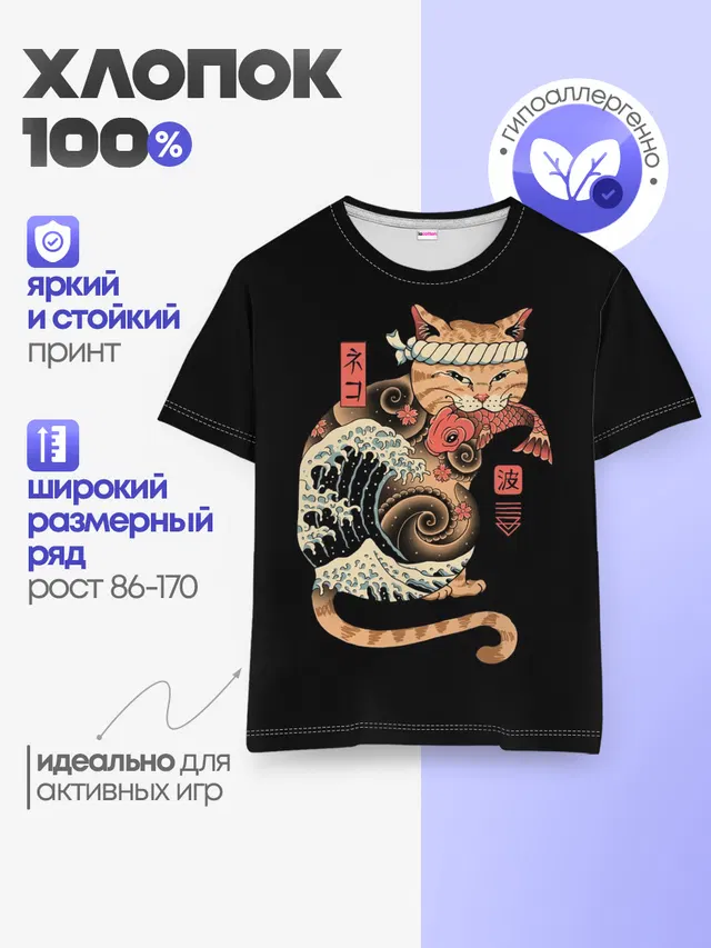 Детская базовая футболка