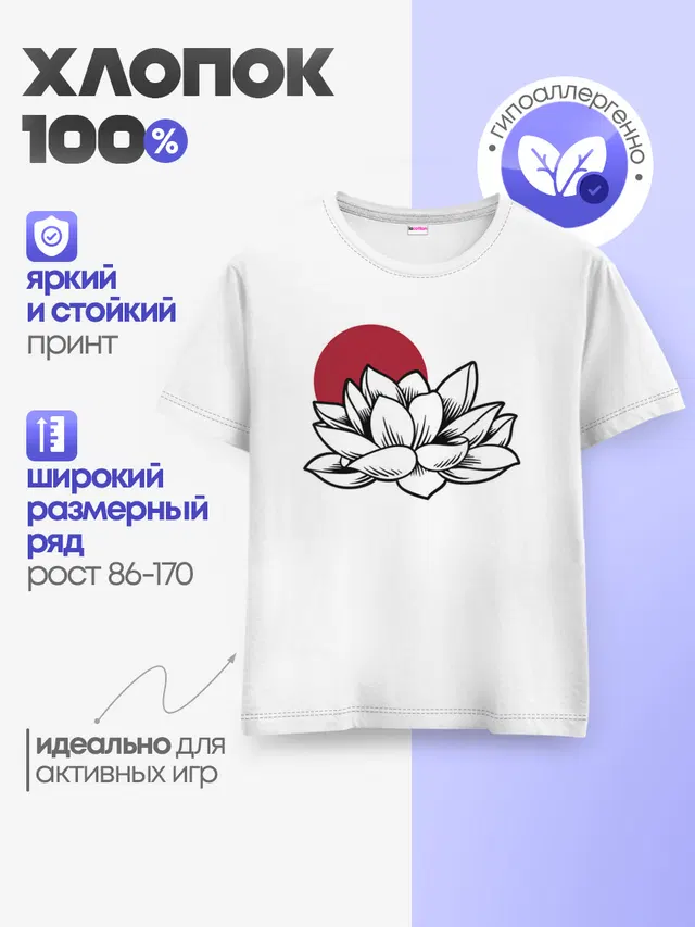 Детская базовая футболка