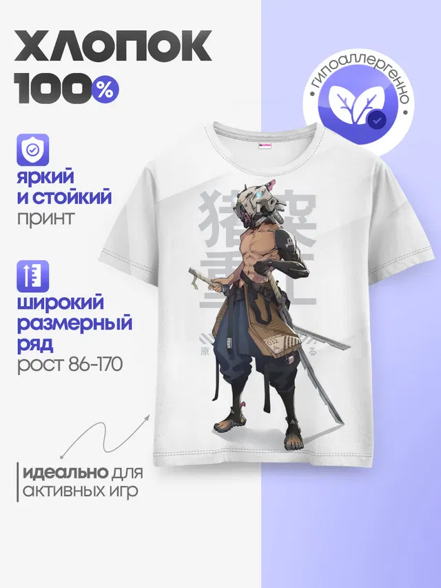 Детская базовая футболка