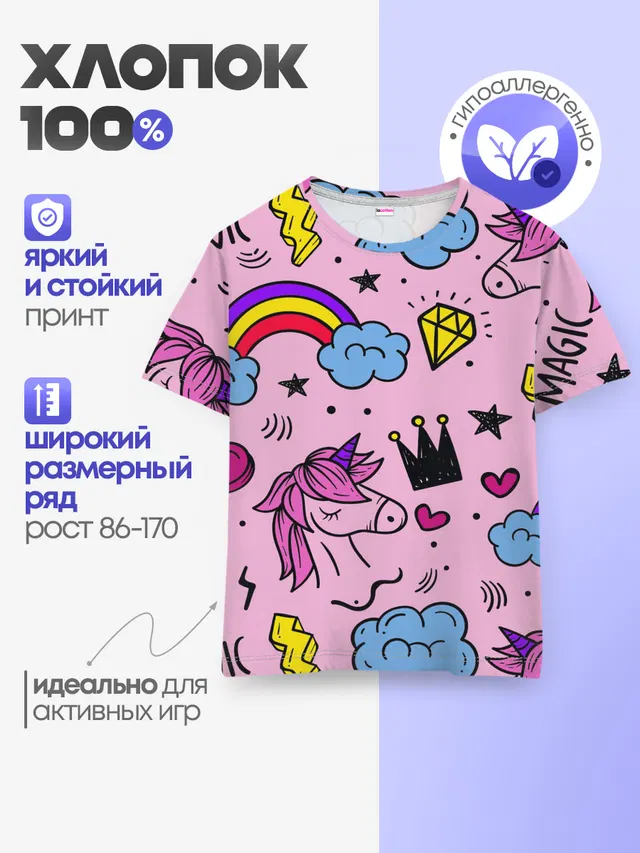 Детская базовая футболка