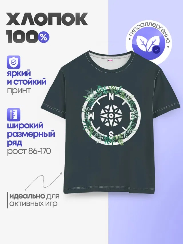 Детская базовая футболка