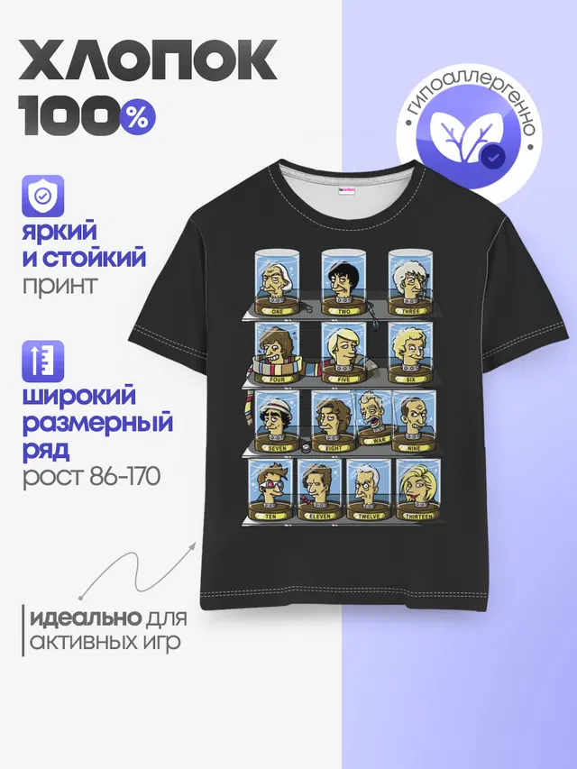 Детская базовая футболка
