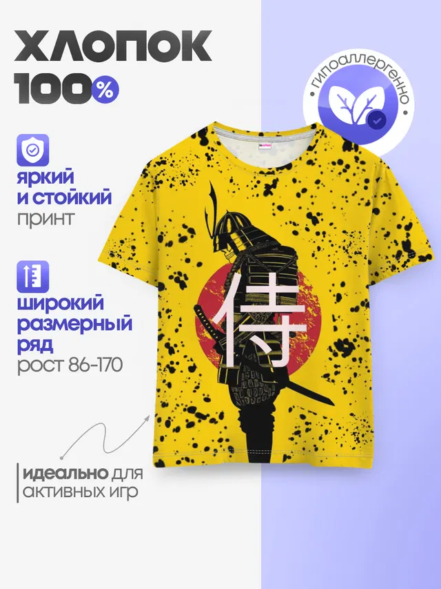 Детская базовая футболка