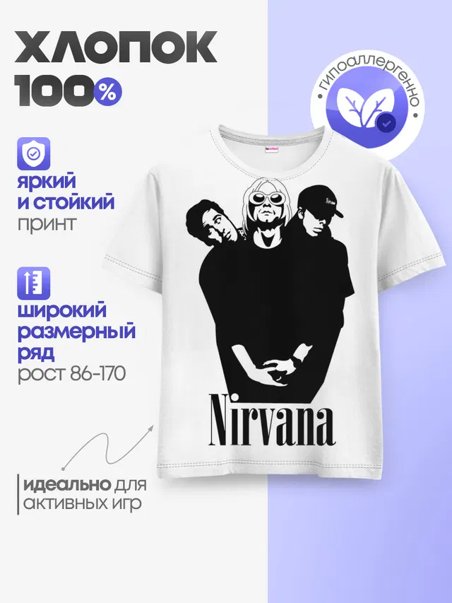 Детская базовая футболка