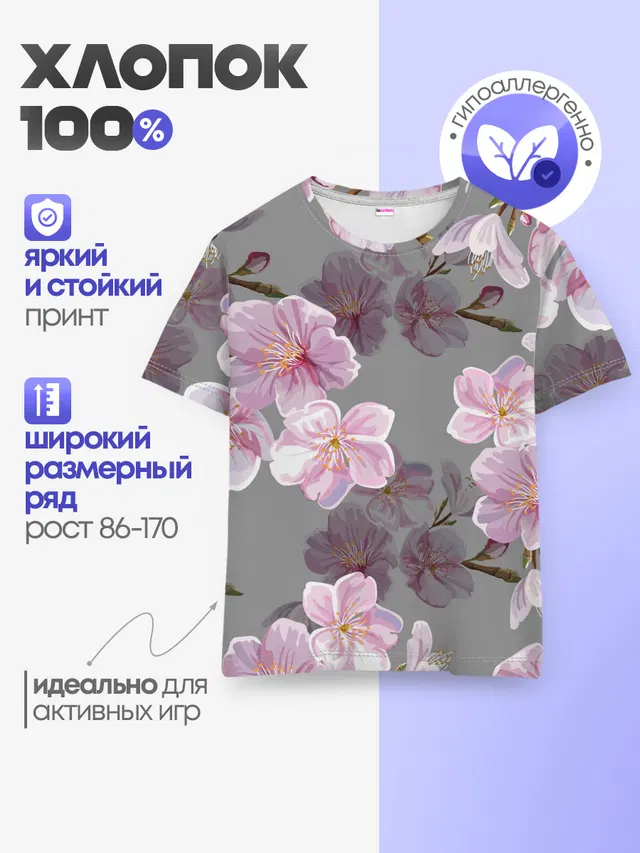 Детская базовая футболка