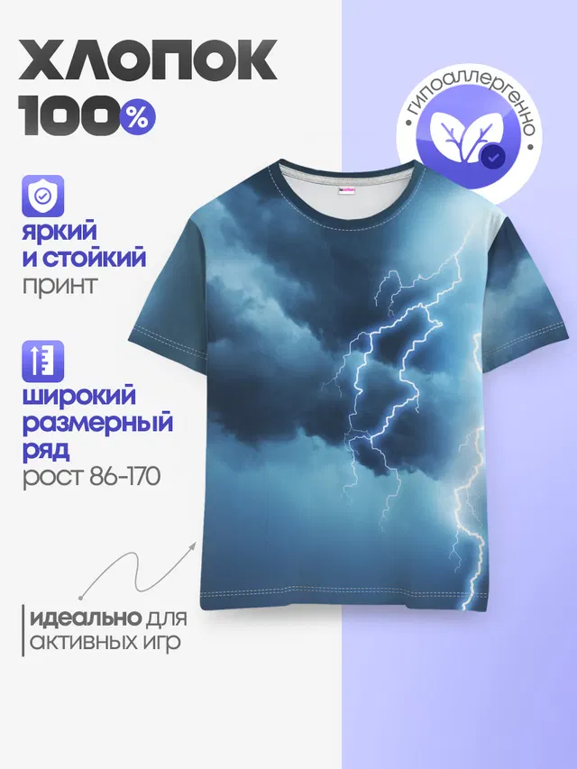Детская базовая футболка