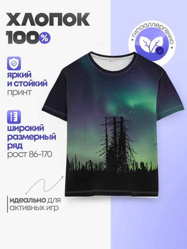 Детская базовая футболка
