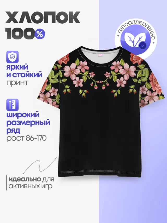 Детская базовая футболка